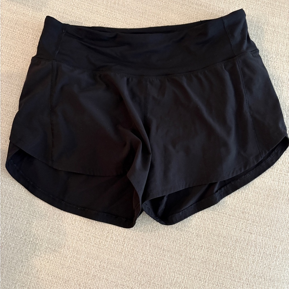 Lululemon Athletica Black Athletic Shorts Lightweight Performance